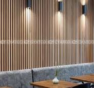 Restaurant Wood Wall Panel Design - CYATCO Akupanel Custom ...