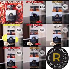 Our products are home made, all natural and free of any preservatives! Kennry Malinis On Twitter Craving For Delicious Healthy Gourmet Products Rkitchenfood Products Is Now Available In Bogo City We Have 8 Variants Chili Garlic Oil Lemon Garlic Tinapa Spicy