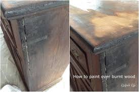 How To Paint Burnt Wood Wood Furniture Diy Wood Painted French Style Furniture