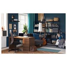 Inspired by ikea, priced reasonbly by design. Malm Desk Brown Stained Ash Veneer 55 1 8x25 5 8 Ikea