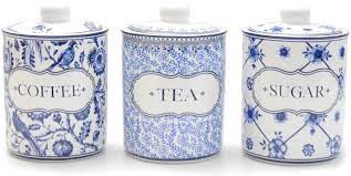 The right storage vessel can definitely extend your coffee's shelf life and keep all of those delicate flavors and aromas. Voss 1 Storage Jars Delft Style Coffee Canister Tea Tin Tins Porcelain Blue White Vintage Amazon De Kuche Haushalt