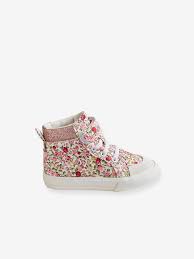 Découvrez la collection de baskets montantes pour femme pataugas. Vertbaudet Hohe Baby Madchen Sneakers In Rosa Geblumt