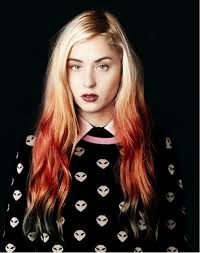 Alternative blonde and red dye job. 74 Hot Reverse Ombre Shades For This Summer