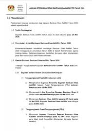 Bantuan khas tersebut akan dibayar pada bulan mei 2021, iaitu sebelum menjelang hari raya aidilfitri dan gawai yang akan datang. Kerajaan Pn Beri Bantuan Khas Aidilfitri Rm500 Kepada Penjawat Awam 20 Mei Ini