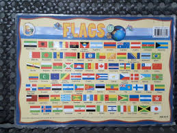 Laminated Flag Chart Abt A3 Size Books Stationery