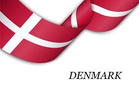 Denmark's flag (dannebrogen), according to legend, fell from the clouds to valdemar sejr's troops during the battle of lindanäs, in estonia in the early 1200s. Free Vector Denmark Flag Ribbon Design
