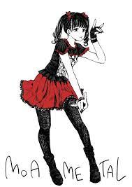 babymetal fan art ヘビメタ かわいいアニメの女の子 キャラクターデザイン