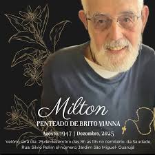 Nota de Falecimento É com profundo pesar que comunicamos o falecimento do  Professor de Educação Física Milton, figura muito conhecida e querida entre  as décadas de 1990 e 2000 no Colégio Armando