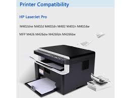 To begin with, unpack the hp laserjet pro m402d printer along with the accessories and clear all the packing material off the hp laserjet pro m402d printer surface. 8 Pack Black Cf226a 26a Toner Cartridge For Hp Laserjet Pro Mfp M426 M426fdn Newegg Com