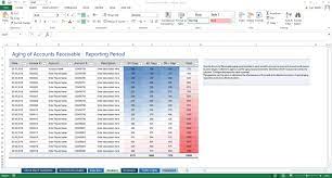 Excel Template Aging Of Accounts Receivable Templates Forms Checklists For Ms Office And Apple Iwork