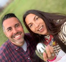 Senior trauma therapist Lorraine Guerrero Neumayer LCSW CTTP, was happy to  see one of our multidisciplinary team colleagues — Will County Sheriff  Deputy Chris Ericksen — at tonight's Adult Easter Egg Hunt