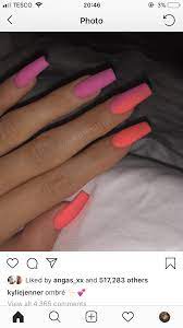 Pin By Carian Jones On Nail Art Designs Kylie Nails Pink Nails Kylie Jenner Nails