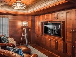 The upholstered panels are made of 1/4 plywood, cut. Summer Mooring Library Home Theater Cape Cod Ma Custom Home American Traditional Home Theater Boston By Polhemus Savery Dasilva Houzz