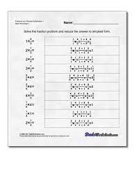 Fraction Worksheet Multiplication Worksheet Fraction Multiplication Fractions Worksheets Fractions Fractions Multiplication