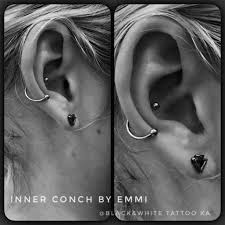 It can also be used for cartilage piercings, or in the ear lobes as hoop earrings! Wer Hat Denn Alles Von Black White Tattoo Karlsruhe Facebook
