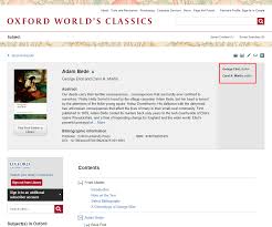 An index is usually found at the back of the book. Book Page Oxford World S Classics