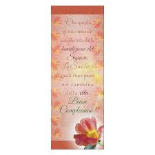 Probabilmente molti sanno che i fiori d'arancio sono i fiori simbolo del matrimonio, ma in modo più ampio vengono considerati come simbolo di buon auspicio: Segnalibro Carta Perlata Fiore Rosso Buon Compleanno 15x5 Cm Vendita Online Su Holyart
