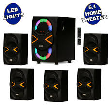 Supersonic 5 1 Channel Dvd Home Theater System Walmart Com