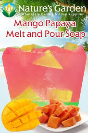 Mango Papaya Melt And Pour Soap Recipe Soap Recipes Soap Diy Skin Care Recipes