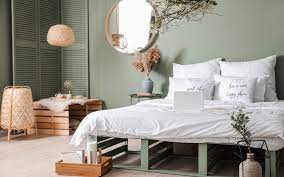 The rustic bedroom is identical to the sliding door the space looks clean and airy with the presence of an upholstered bed frame in a modern look. 9 Modern Rustic Bedroom Decorating Ideas Beautiful Homes