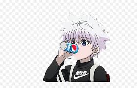 Killua anime photo 29781771 fanpop. Sticker De Losy Sur Kikoojap Killua Kirua Hunter X Sticker Anime Boy Drinking Pepsi Png Killua Png Free Transparent Png Images Pngaaa Com