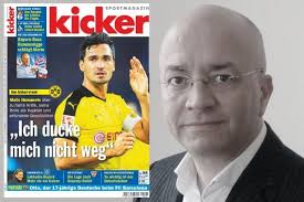 Blattkritik: Robert Sandmann, Publisher "L'Officiel Hommes", über den  "Kicker".