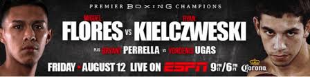 Miguel Flores battles Ryan Kielczweski