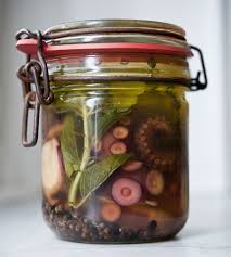 Eingelegter Pulpo Nach Griechischer Art Effilee Rezept Pulpo Rezepte Einlegen Einmachen