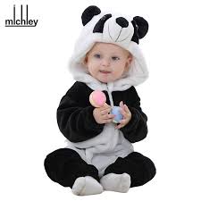 Cool Michley Spring Autumn Baby Clothes Flannel Baby Boys Clothes Cartoon Animal Jumpsuits Infant Girl Rompers Ba Winter Baby Clothes Boy Outfits Baby Costumes