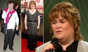 Cosmetic surgeon alex karidis says the too far face is often down to. Susan Boyle Weight Loss Bgt Michael Ball Duet Singer Lost Two Stone Express Co Uk