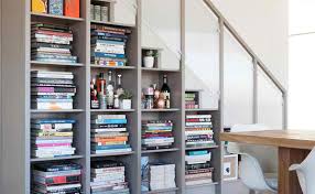 Some homes have a stair from the garage leading to the main house. 15 Ideas For Space Saving Under Staircase Shelves Home Design Lover