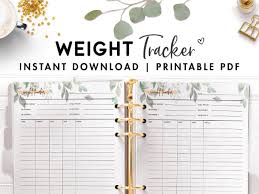 Personal activity tracker with separate database section. Weight Loss Tracker Template Free Printable World Of Printables