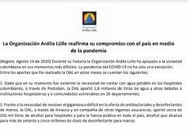 Carlos ardila lülle fue el gran visionario y creador de esta organización que nació en 1951 y setenta años después da empleo a más de 40.000 personas. Organizacion Ardila Lulle Reafirma Su Compromiso Con El Pais En Medio De La Pandemia Postobon