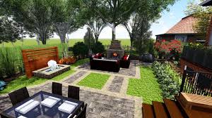 Proland Landscape Design Concept Small Backyard Low Maintenance Backyard Backyard Entertaining Backyard