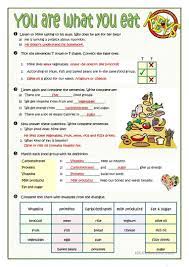 You Are What You Eat English Esl Worksheets For Distance Learning And Physical Classrooms What You Eat Eat Strawberry Nutrition Facts