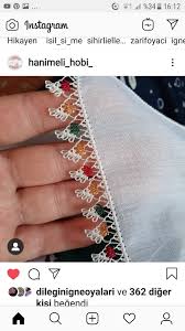 Gulcin Omur Adli Kullanicinin Oya Panosundaki Pin Oya Ornekleri Boncuklu Tig Oya