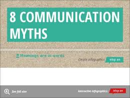 Infographic 8 Communication Myths Infogram Communication Effective Communication Conflict Resolution