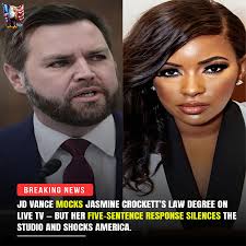 JD Vance MOCKED Jasmine Crockett's Law Degree