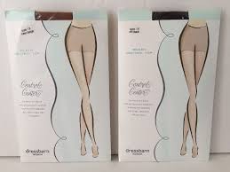 Lot Of 2 Dressbarn Woman 1x Plus Pantyhose New Beige Off Black New Dressbarnwoman Pantyhose Off Black New Black Dressbarn