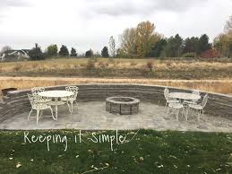 Or, if you are looking to design a custom fire pit you can click here to see all styles of mutual materials retaining wall block. How To Build A Diy Fire Pit For Only 60 Keeping It Simple