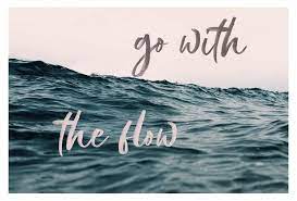 Go With The Flow Typography Print Fondo De Pantalla Mac Hacks De Vida Util Escuela