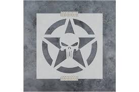 Check spelling or type a new query. Dick Smith 50cm X 50cm Punisher Skull Star Stencil Template For Walls And Crafts Reusable Stencils For Painting In Small Large Sizes Crafts Other Crafts