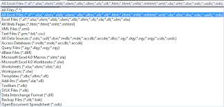 Jenis Jenis File Pada Excel Mencakup Versi 2013