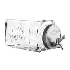 Kilner Getrankespender Liegend 3 Liter 14x18x32cm Getranke Spender Getranke Karaffe