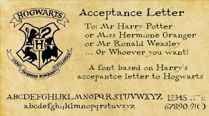 Harry p by phoenix phonts. Acceptance Letter By Decat On Deviantart