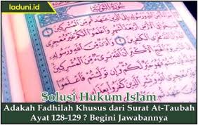 Apabila mereka menolak untuk beriman kepadamu muhammad maka janganlah kamu bersedih dengan keadaan mereka itu. Adakah Fadhilah Khusus Dari Surat At Taubah Ayat 128 129 Begini Jawabannya Alquran Dan Hadits Laduni Id