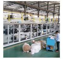 New Arrival Custom Good Price Diapers Organizer Disposable Nappy Semi  Automatic Baby Diaper Making Machine for Sale