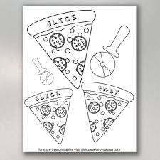 You can use our amazing online tool to color and edit the following pizza coloring pages. These Free Printable Pizza Coloring Pages Are Perfect For Pizza Parties There Are 2 Different Pizza Col In 2021 Pizza Coloring Page Coloring Pages Free Coloring Pages