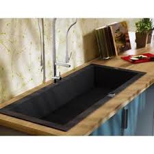 Evier A Encastrer Drakkar 1 Grande Cuve Couleur Noir Evier Cuisine Douche Italienne Design Evier