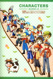 Harvest Moon Mc Through The Years Harvest Moon Harvest Moon Game Harvest